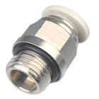 Brass Nickel Plate PC - G One - Touch tube fittings with O - Ring to connect