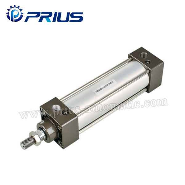 SC / SU Standard Air Cylinders , Adjustable Buffer Double Acting Air Cylinder