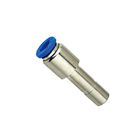 PGJ One Touch plung in type without thread Brass Nickel Plated Air Fitting