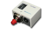 White Pneumatic Vibrator Single Pressure Switch Manual / Auto Reset