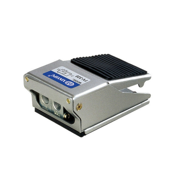 Single Head Double Position Pneumatic Foot Control Valves 3 / 2 Way