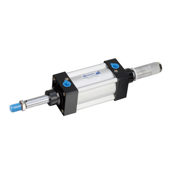 Pneumatic Double Acting Cylinder , SIJ Type Adjustable Stroke Air Cylinder