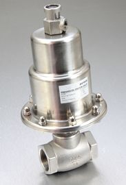 Natural Steel Colour Angle Body Valve , PV900 2 / 2 Way Pneumatic Angle Valve