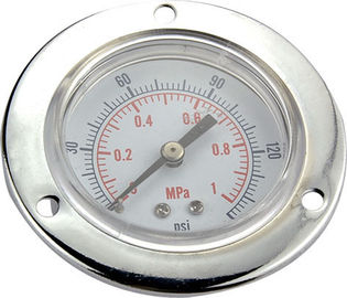 Pneumatic Pressure Gauge MPA / PSI Scale , Air Line Pressure Regulator