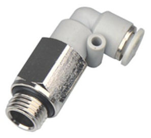 PLL - G Elongated L type Elbow tubing fitting with O ring G thread