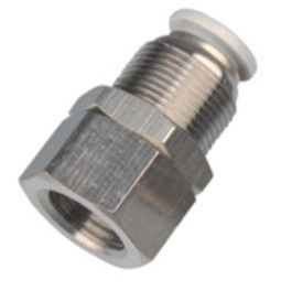 PMF Thread Nuts Female Straight One Touch Connector Pneumatic Tube Fittings