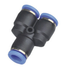 PW Die - Down type Y Tee Plastic Pneumatic Air Fitting Three Way