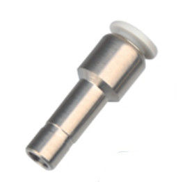PGJ One Touch plung in type without thread Brass Nickel Plated Air Fitting