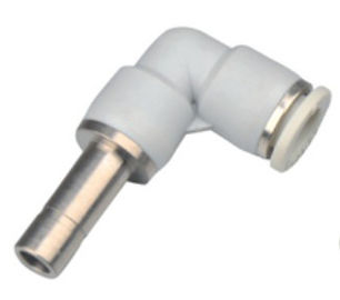 PLJ Quick Connect Air Fittings , One Touch Elbow Pneumatic Male Tube Fitting