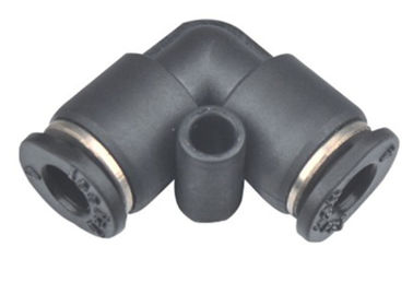 PUL - C Micro Equal Elbow Push To Connect Air Line Fittings Gray For Pnematics Piping