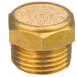 BSLM Subminiature Pneumatic Silencer Muffler , Brass G Thread Noise Reduction Muffler